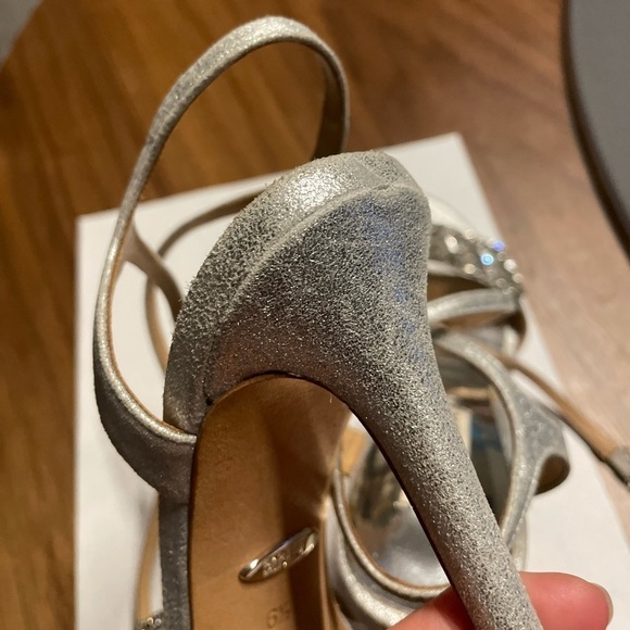 Badgley Mischka Hailey Embellished Strappy Sandals - Picture 5 of 13